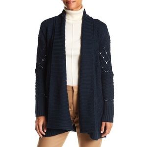 NEW Matty M Chunky Open Knit Long Sleeve CardigaN
